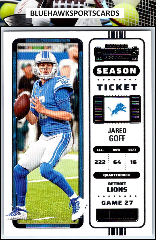 2022 Panini Contenders #34 Jared Goff