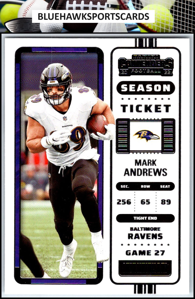2022 Panini Contenders #7 Mark Andrews