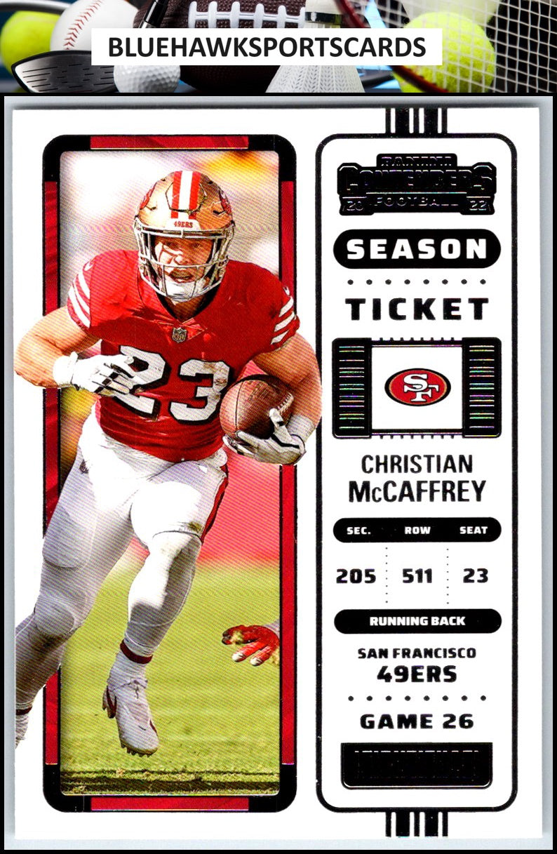 2022 Panini Contenders #15 Christian McCaffrey