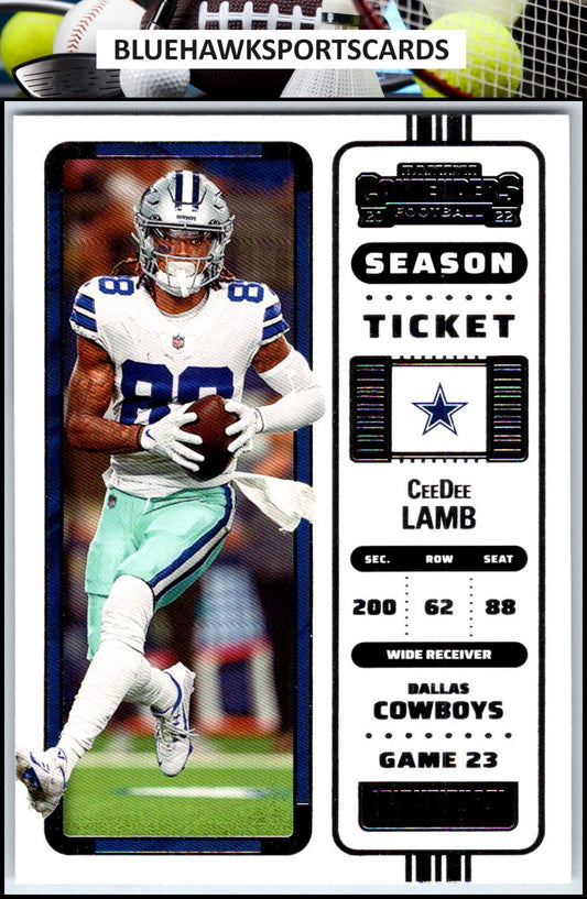 2022 Panini Contenders #29 CeeDee Lamb