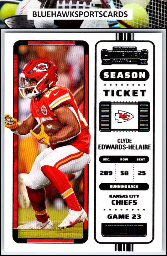 2022 Panini Contenders #61 Clyde Edwards-Helaire