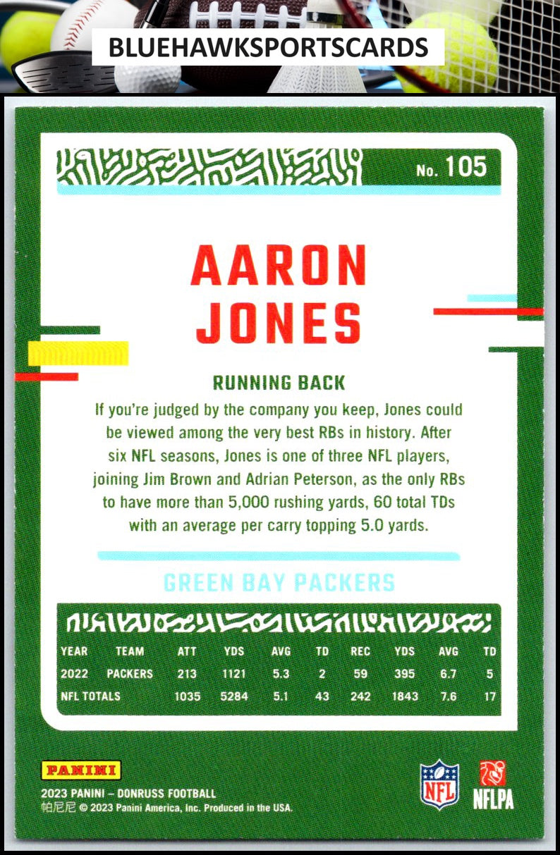 2023 Donruss #105 Aaron Jones