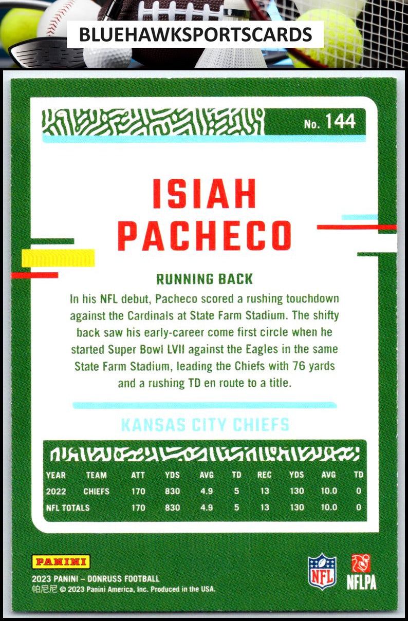 2023 Donruss #144 Isiah Pacheco