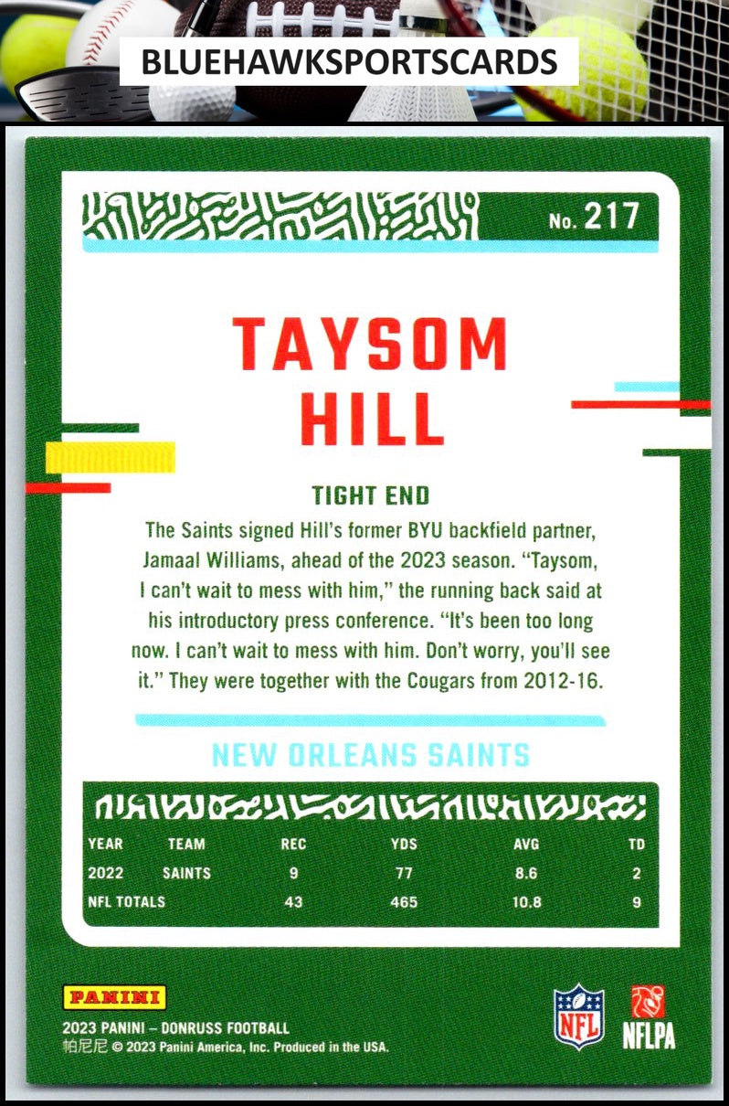 2023 Donruss #217 Taysom Hill