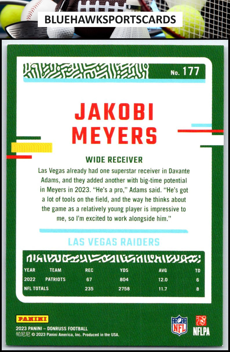 2023 Donruss #177 Jakobi Meyers