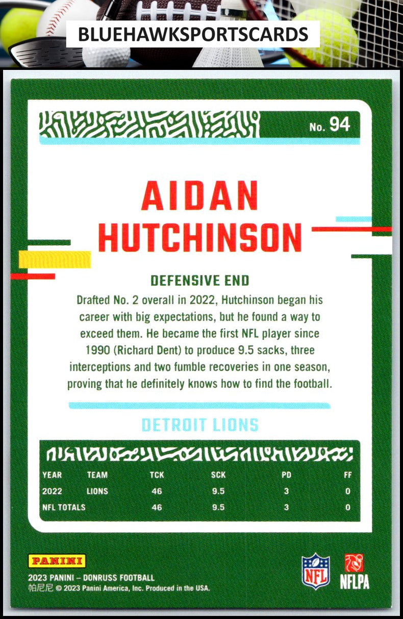 2023 Donruss #94 Aidan Hutchinson