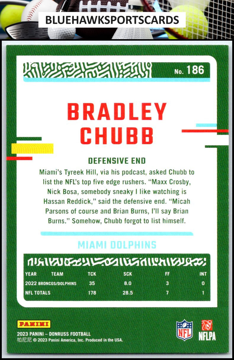 2023 Donruss #186 Bradley Chubb