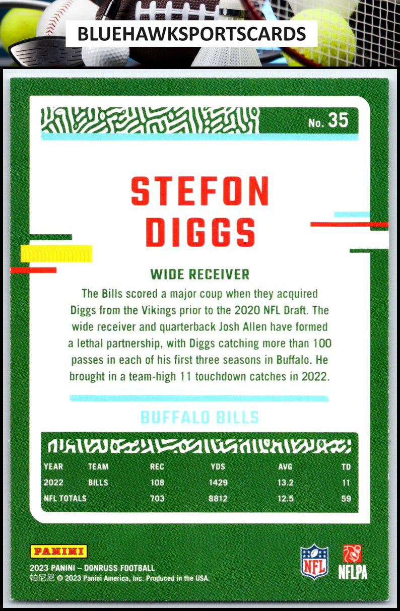 2023 Donruss #35 Stefon Diggs