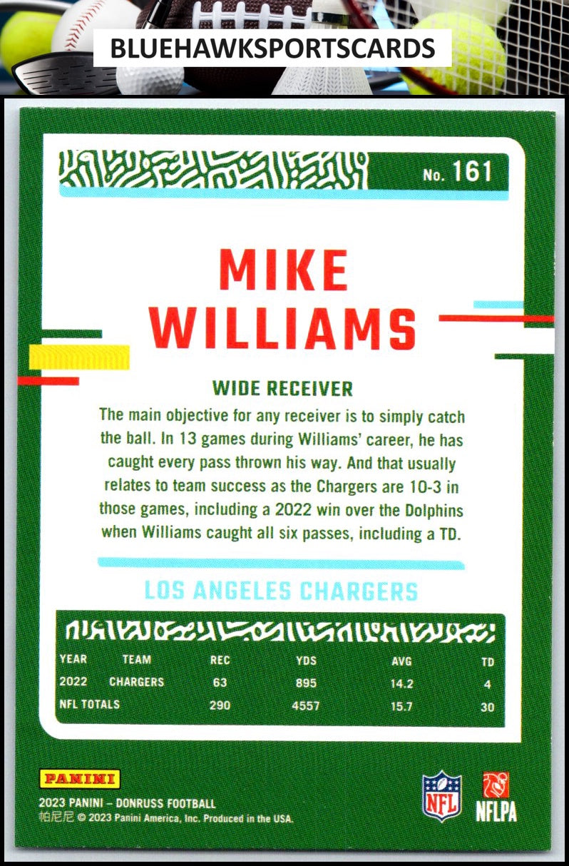 2023 Donruss #161 Mike Williams