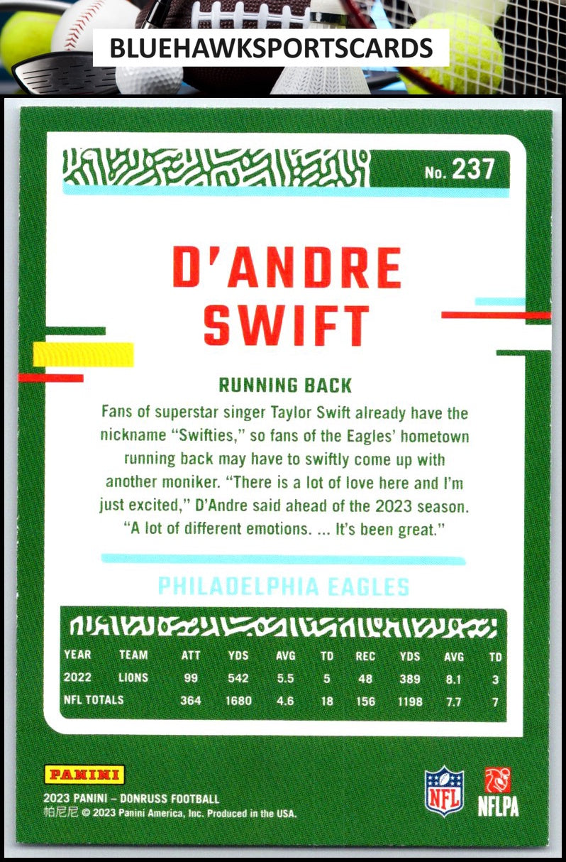 2023 Donruss #237 D'Andre Swift