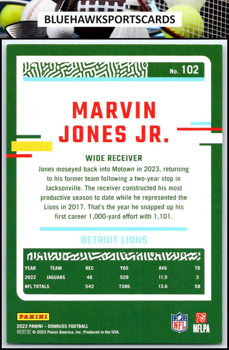 2023 Donruss #102 Marvin Jones Jr.