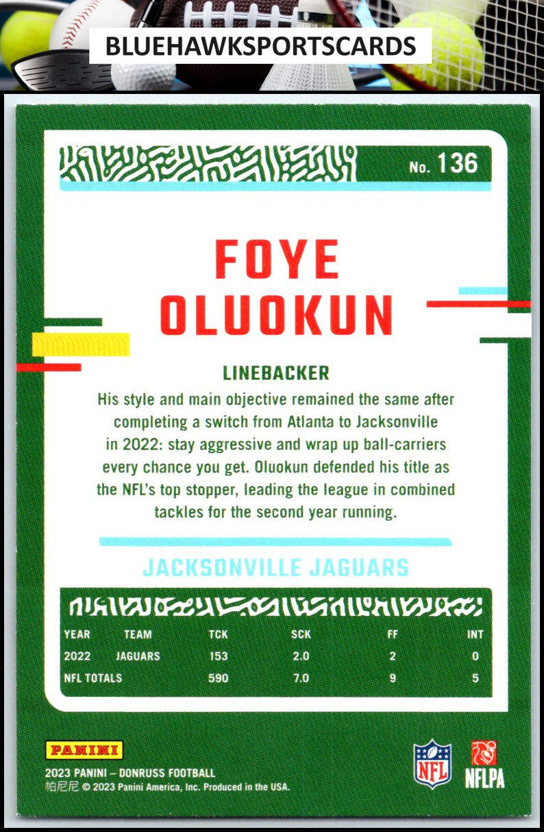 2023 Donruss #136 Foye Oluokun