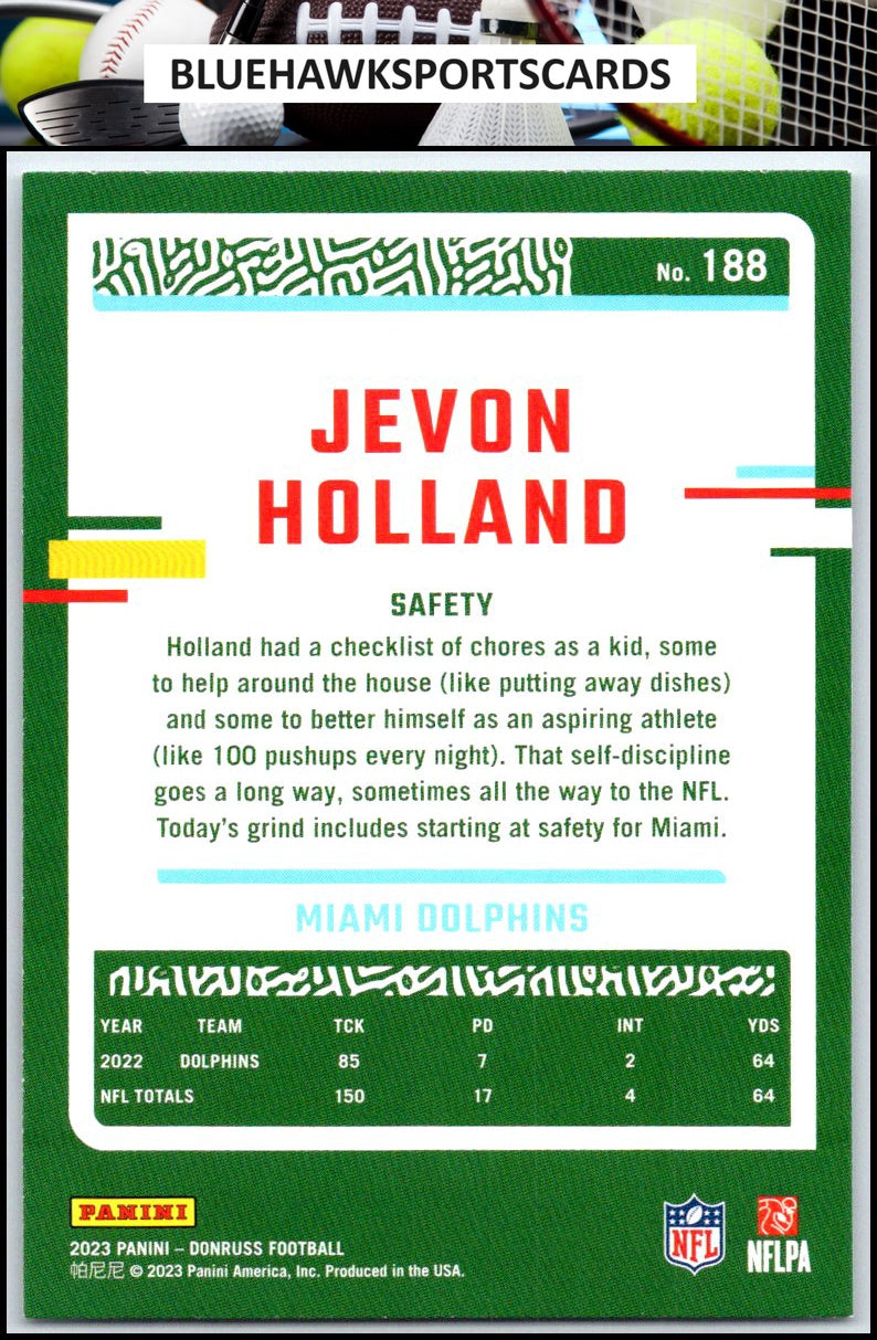 2023 Donruss #188 Jevon Holland