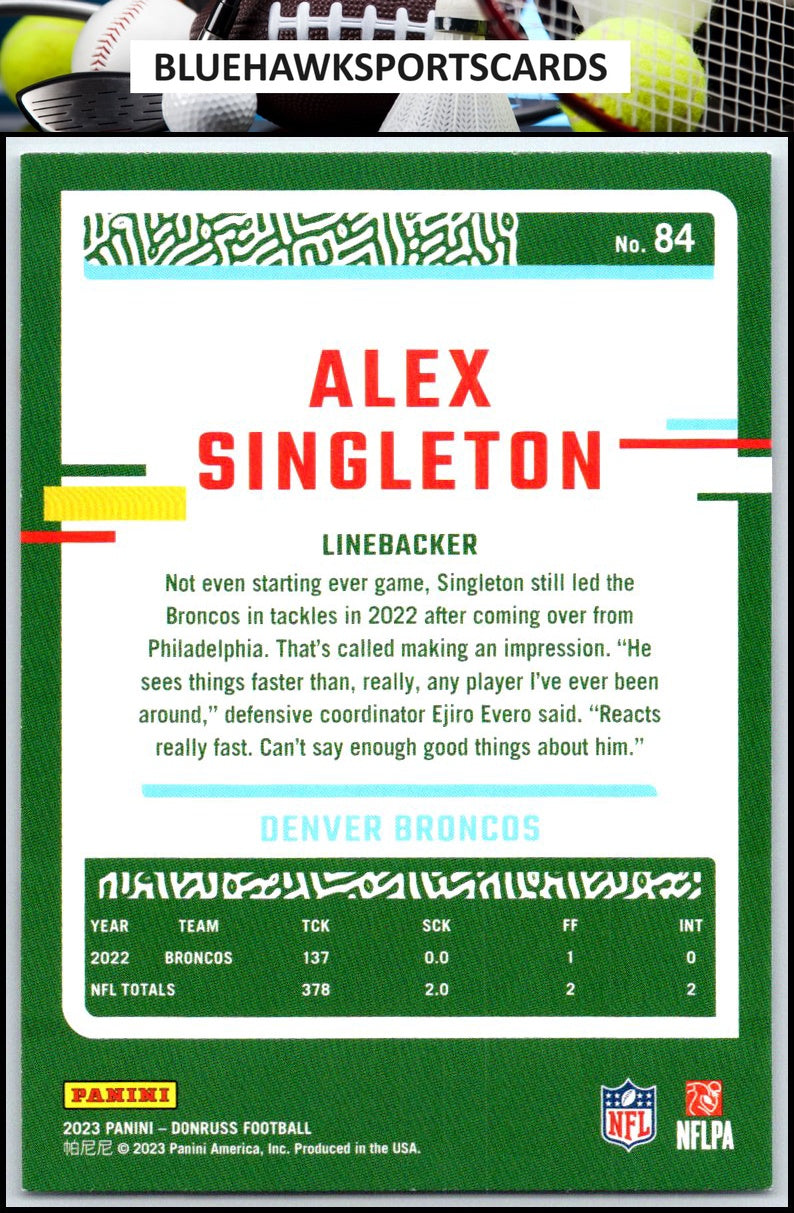 2023 Donruss #84 Alex Singleton