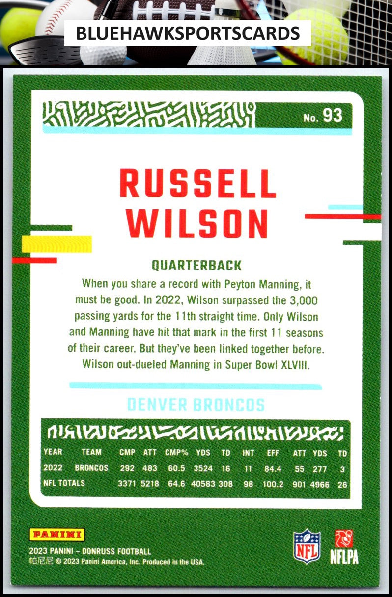 2023 Donruss #93 Russell Wilson