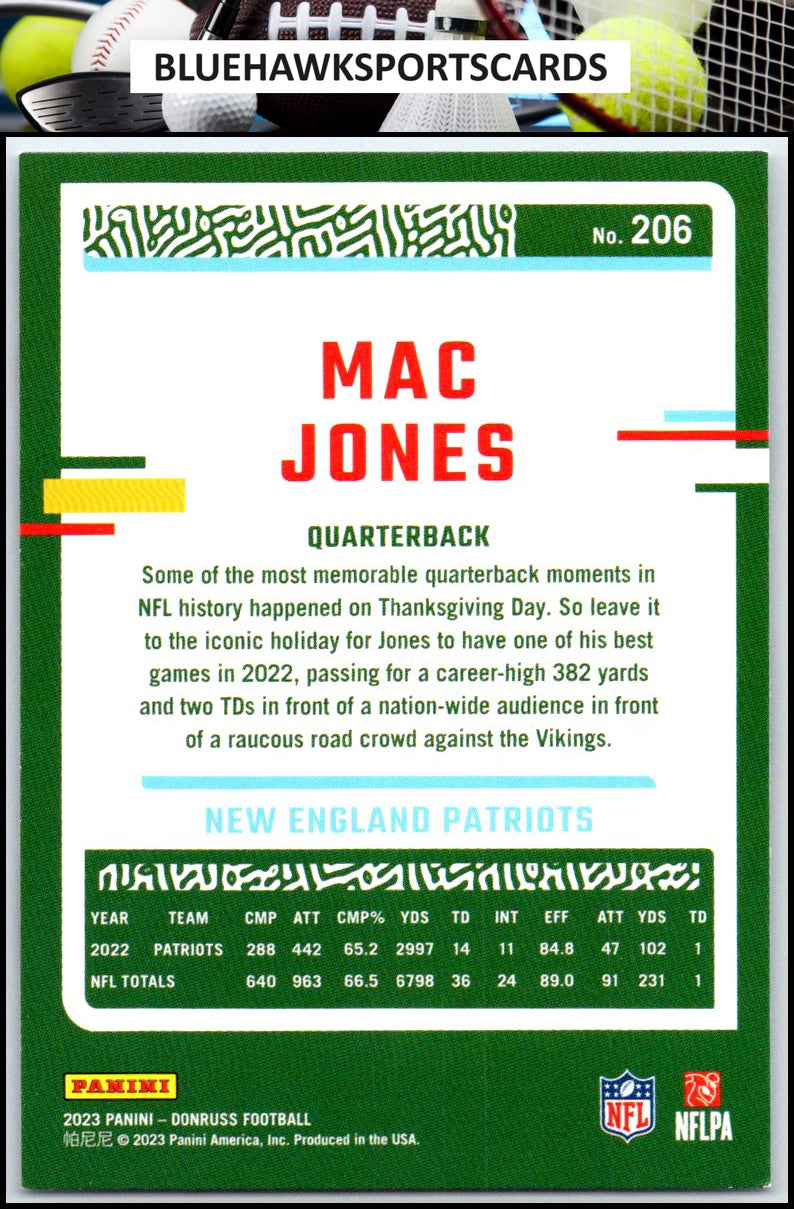 2023 Donruss #206 Mac Jones