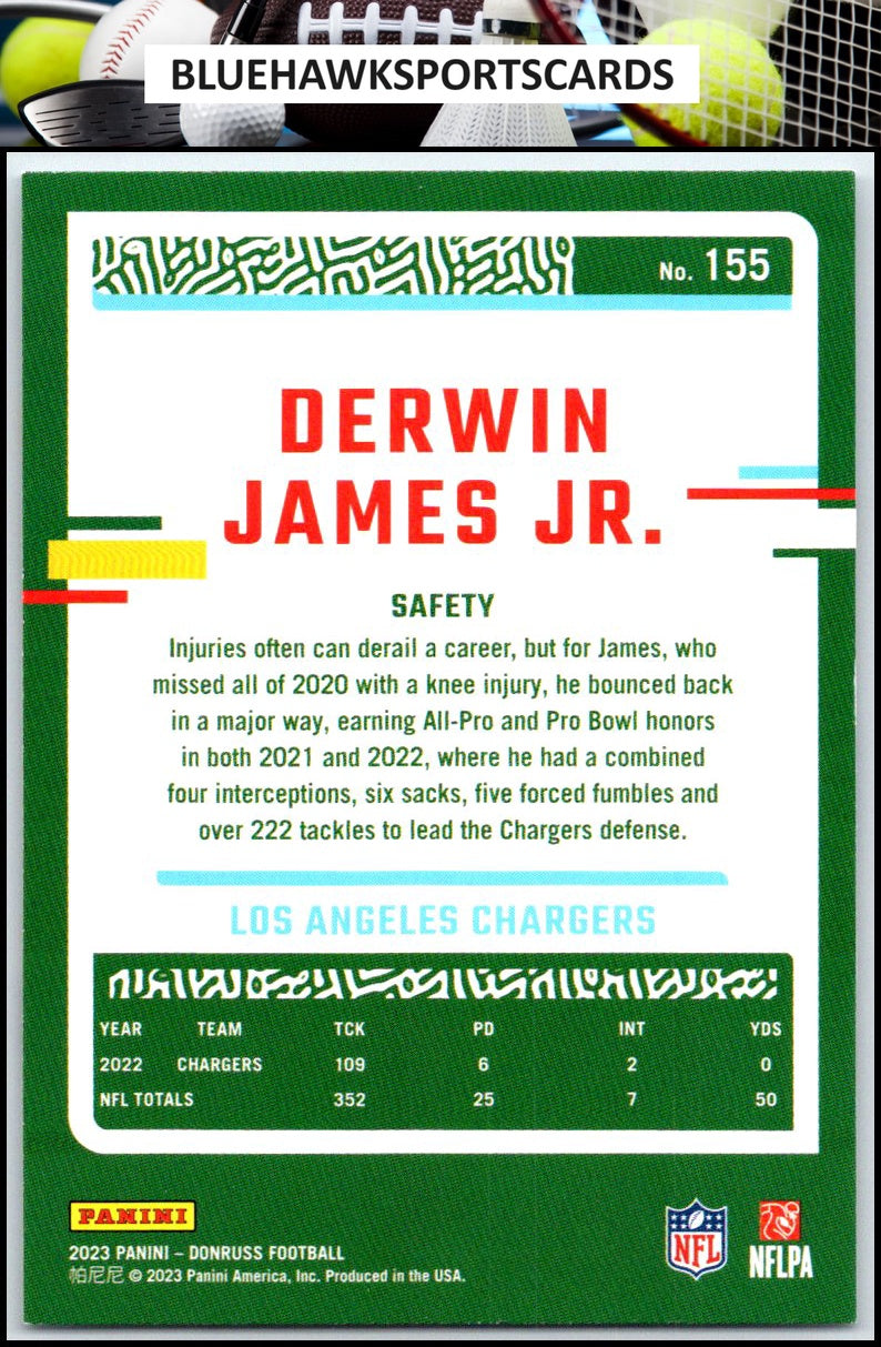 2023 Donruss #155 Derwin James Jr.