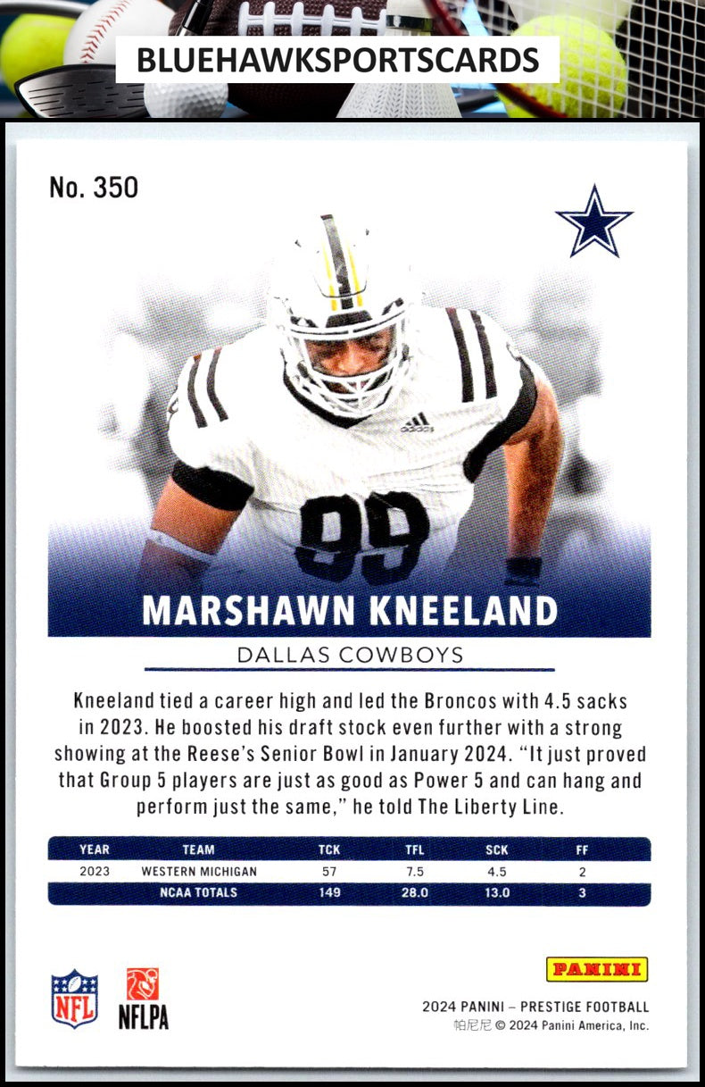 2024 Panini Prestige #350 Marshawn Kneeland