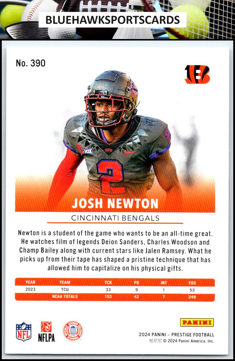 2024 Panini Prestige #390 Josh Newton