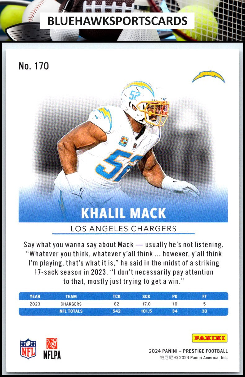 2024 Panini Prestige #170 Khalil Mack