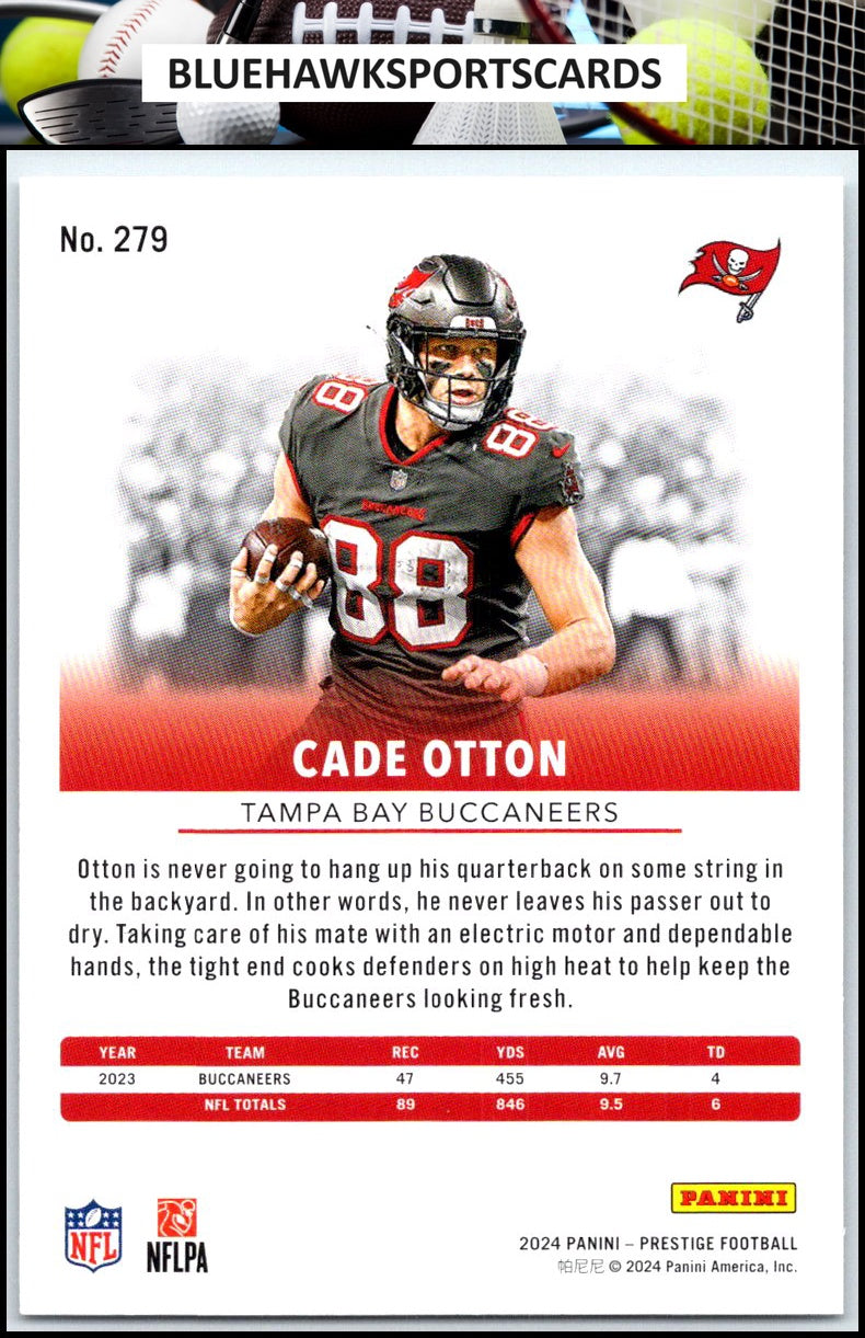 2024 Panini Prestige #279 Cade Otton