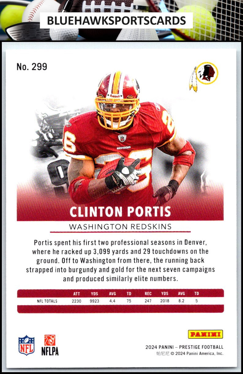 2024 Panini Prestige #299 Clinton Portis