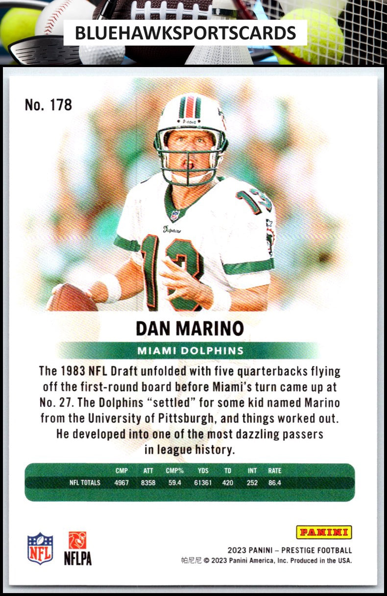 2023 Panini Prestige #178 Dan Marino