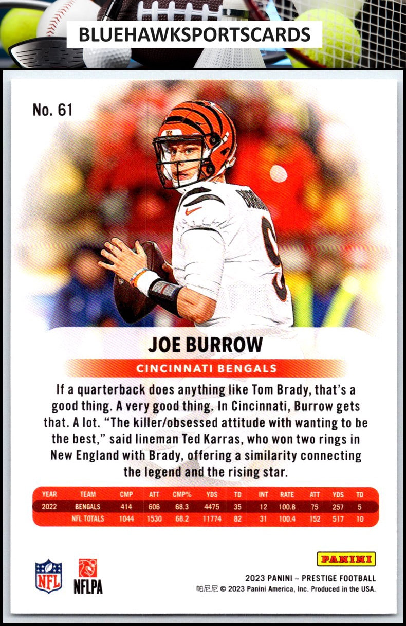 2023 Panini Prestige #61 Joe Burrow