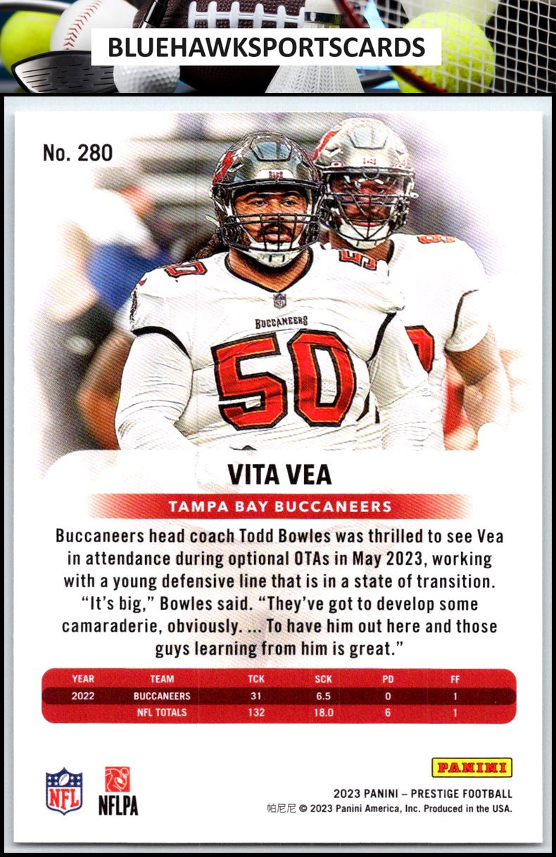 2023 Panini Prestige #280 Vita Vea