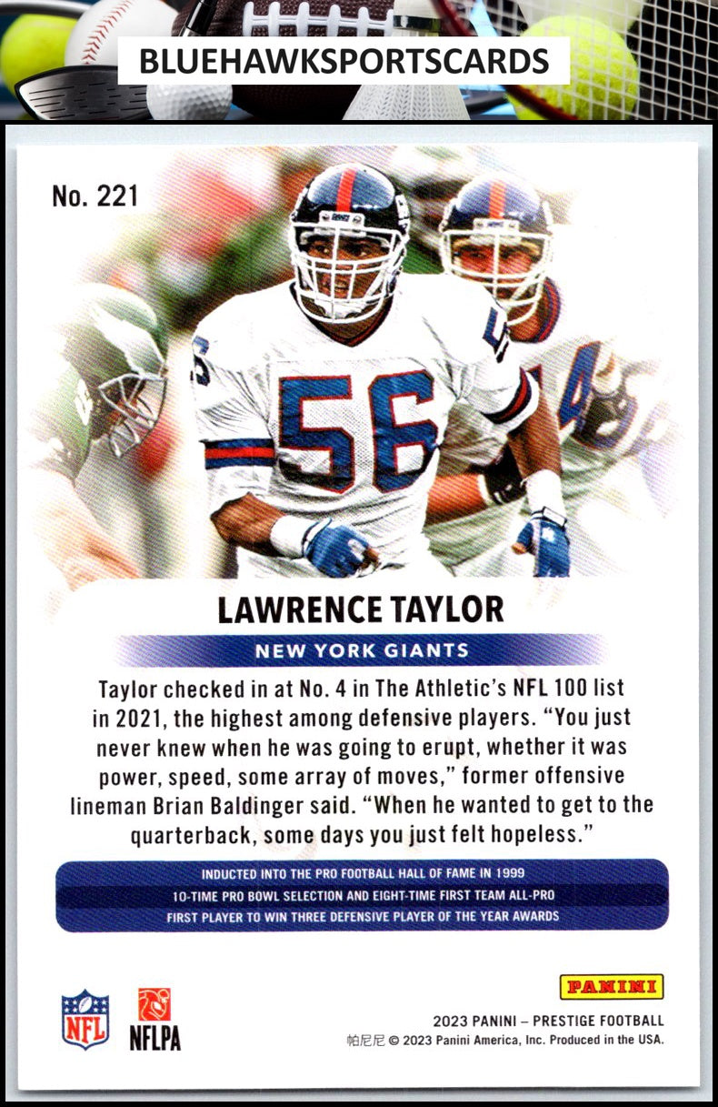 2023 Panini Prestige #221 Lawrence Taylor