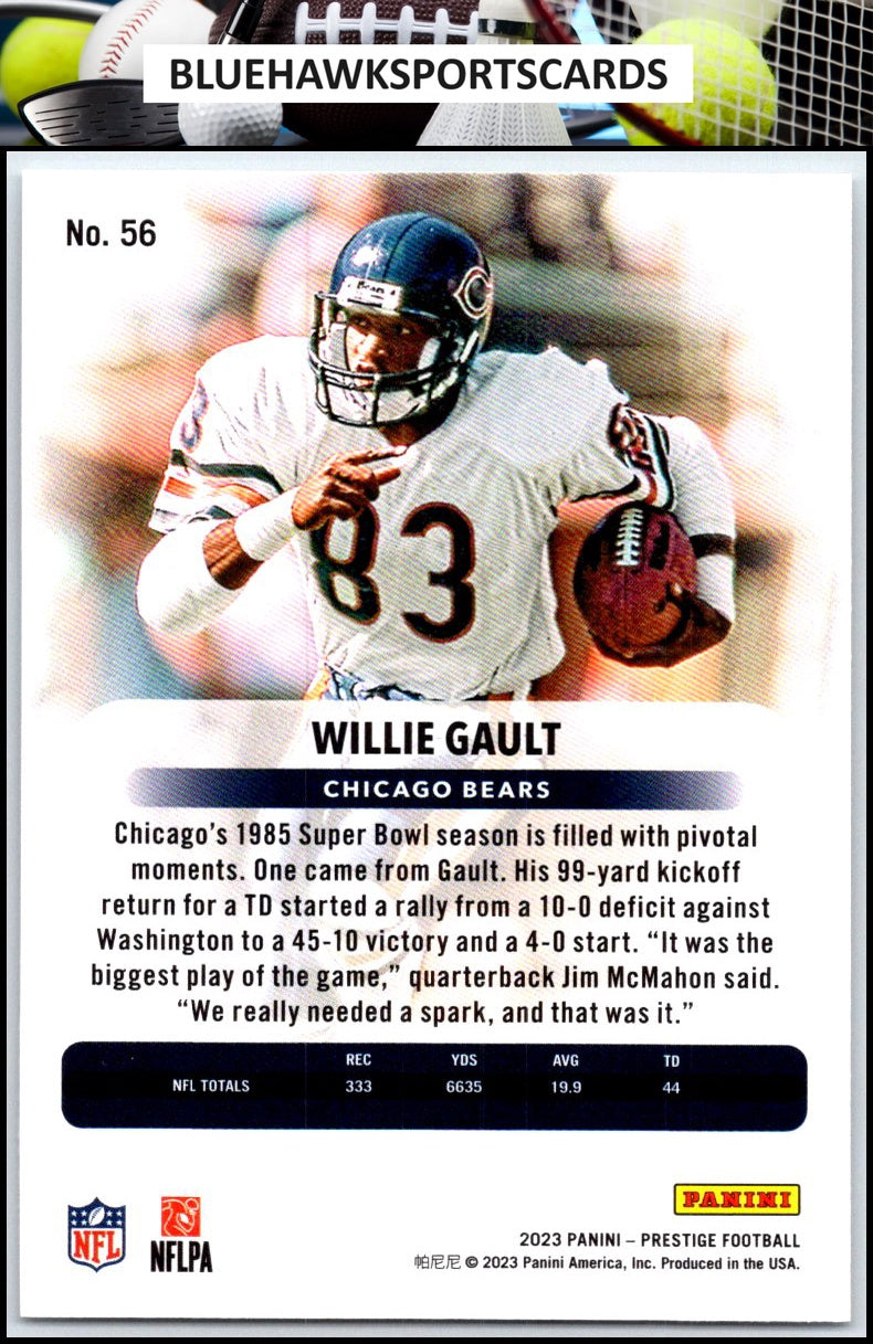 2023 Panini Prestige #56 Willie Gault