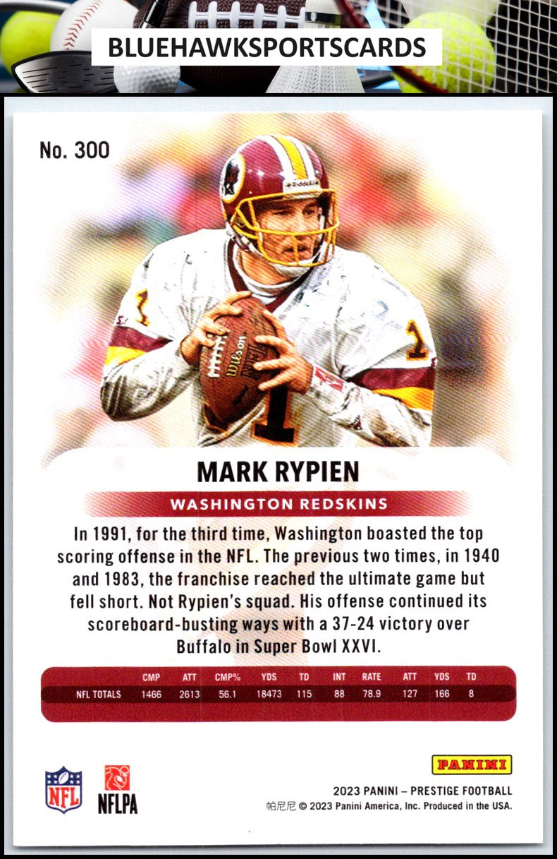 2023 Panini Prestige #300 Mark Rypien