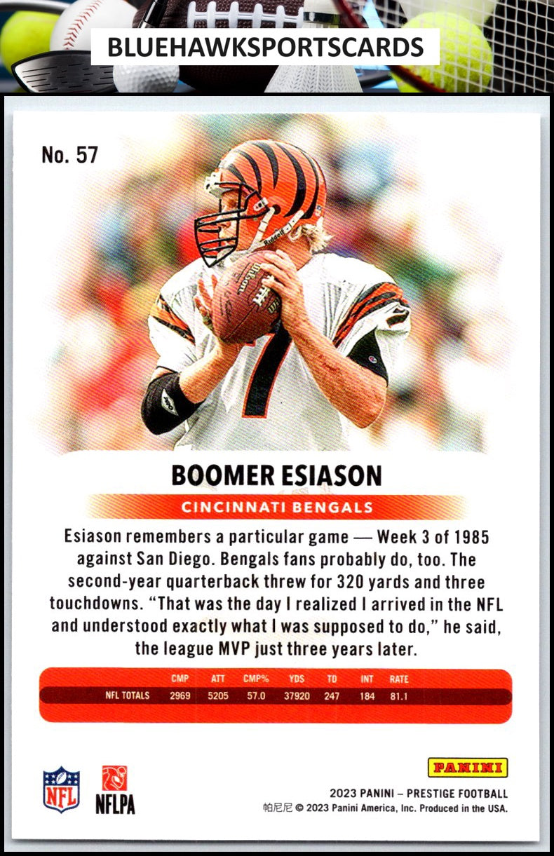 2023 Panini Prestige #57 Boomer Esiason
