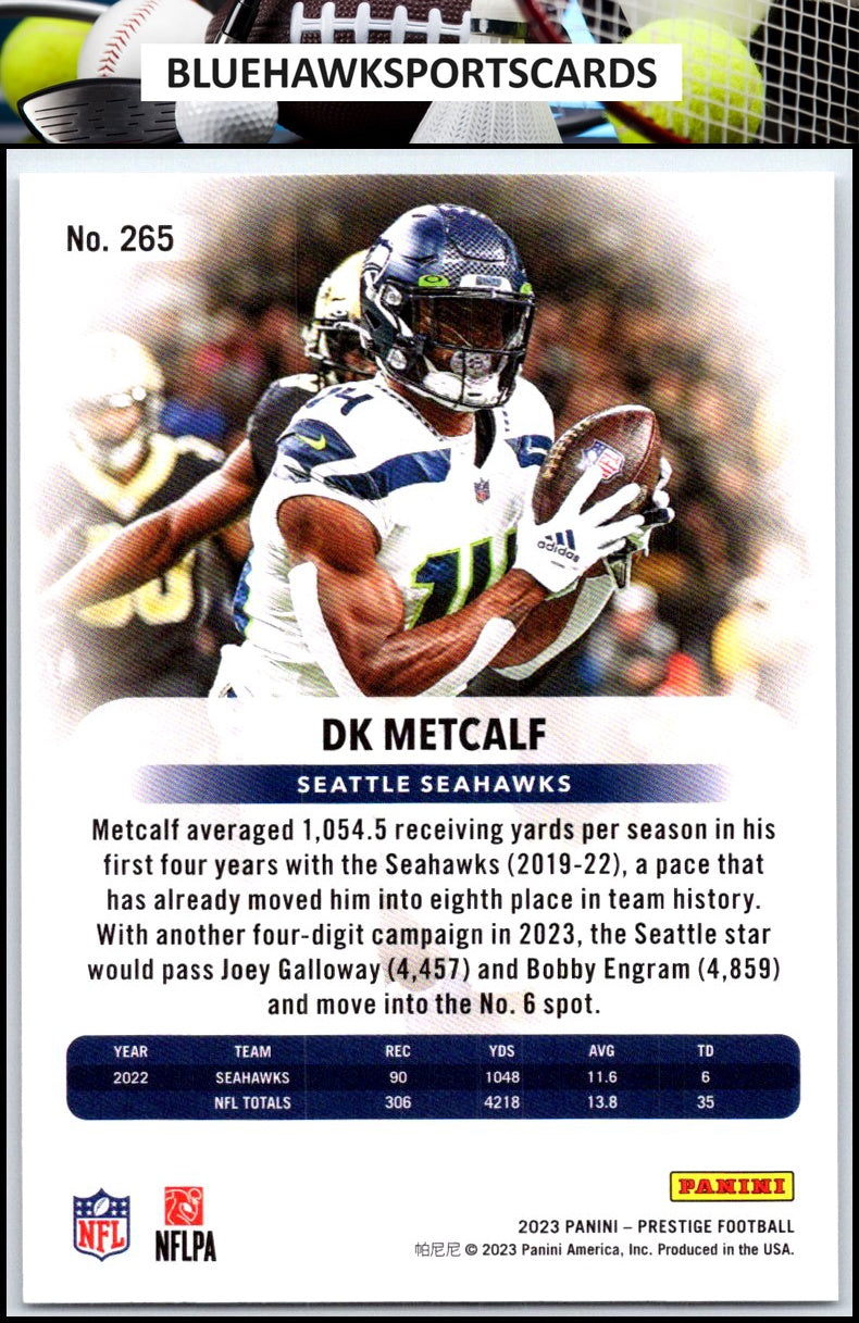 2023 Panini Prestige #265 DK Metcalf
