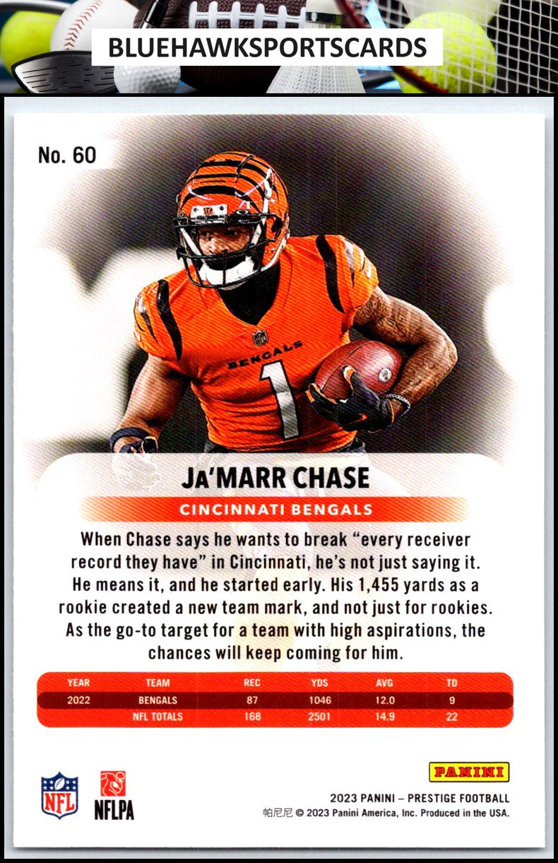 2023 Panini Prestige #60 Ja'Marr Chase