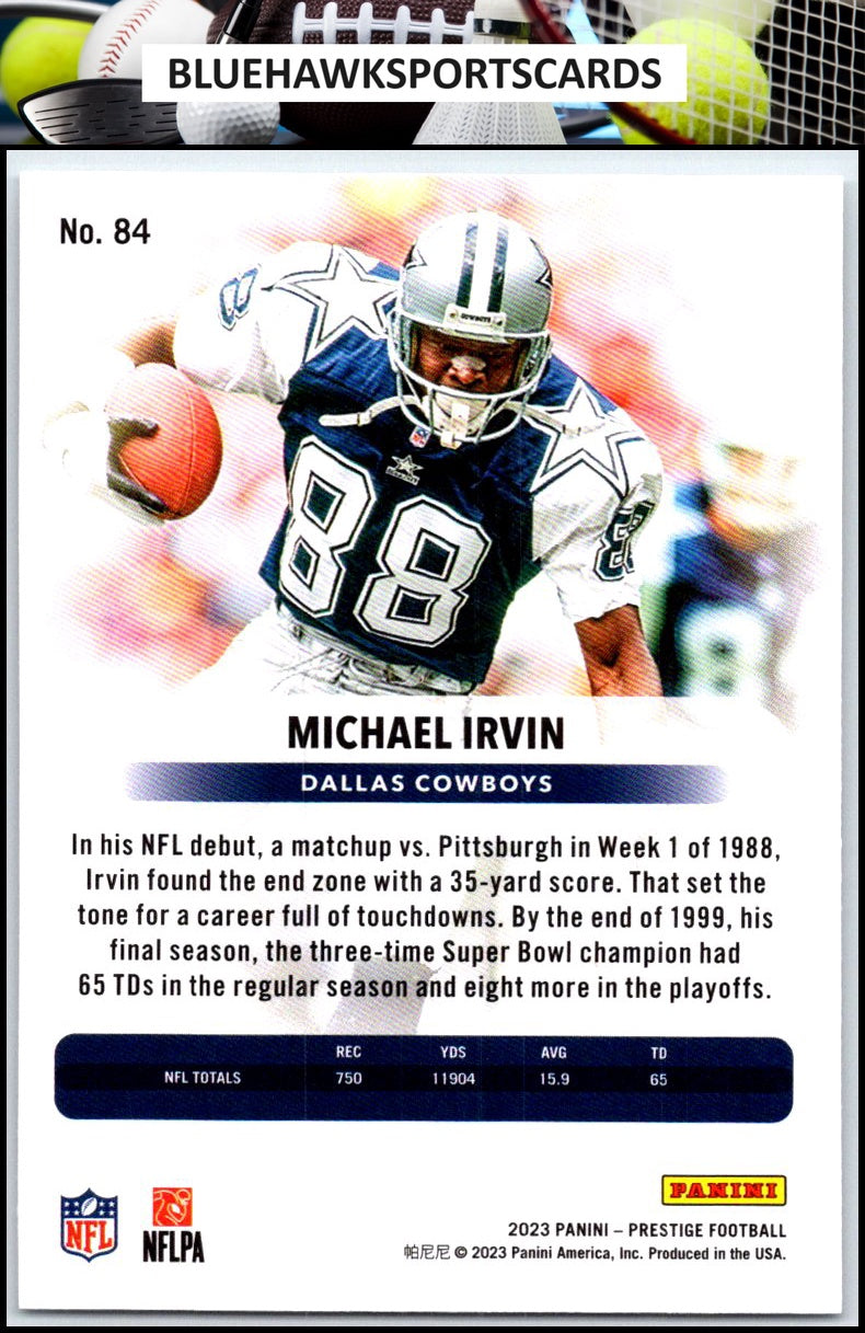 2023 Panini Prestige #84 Michael Irvin