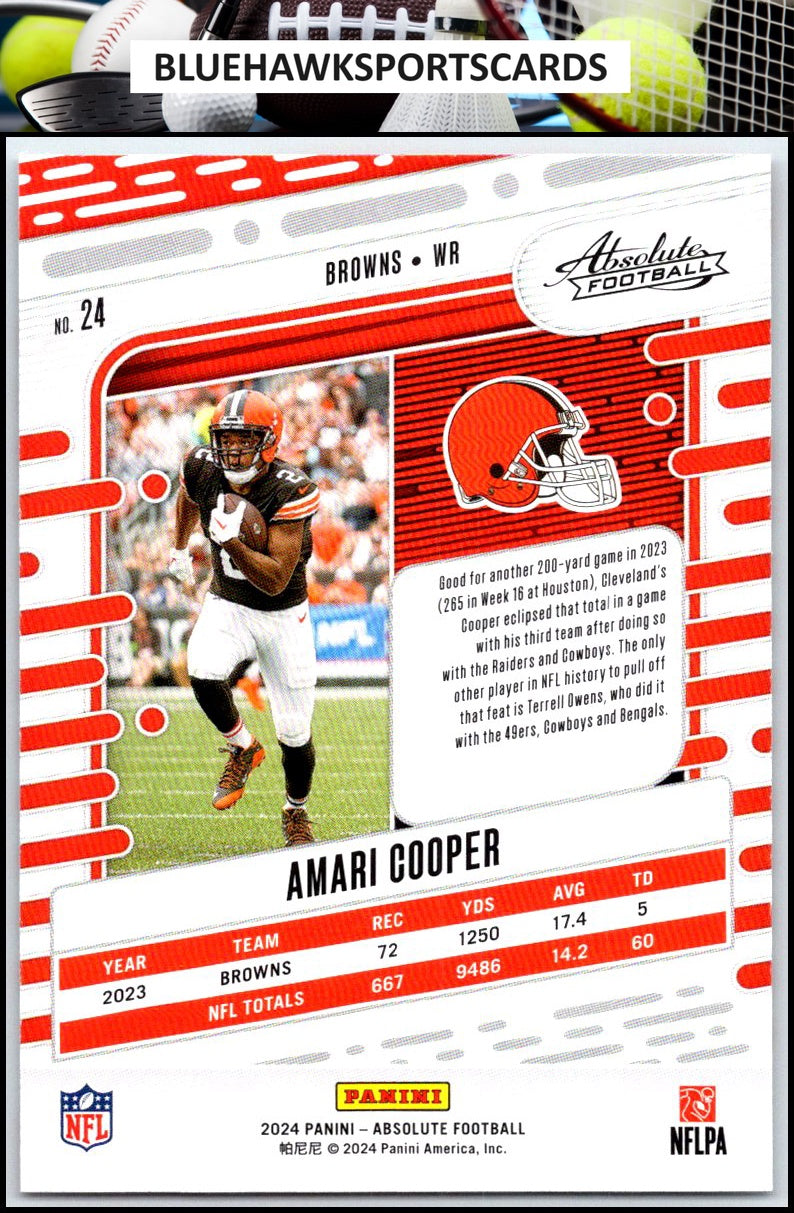 2024 Panini Absolute #24 Amari Cooper Retail