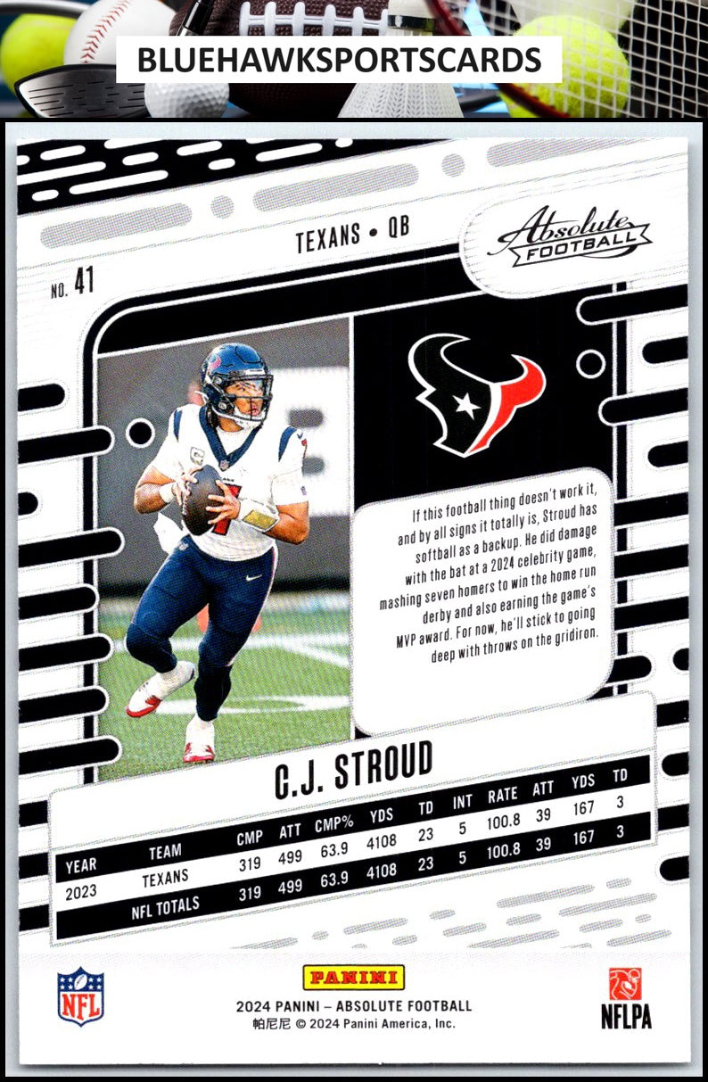 2024 Panini Absolute #41 C.J. Stroud Retail