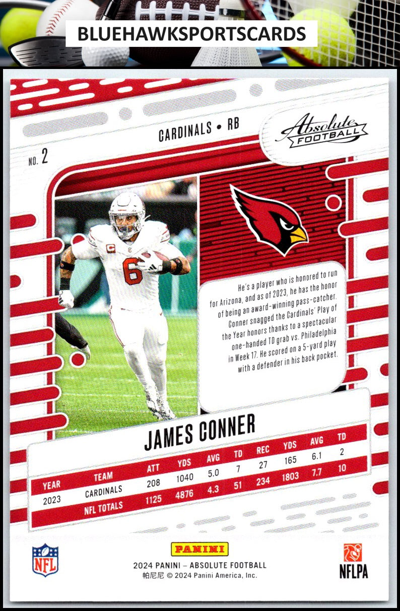 2024 Panini Absolute #2 James Conner Retail