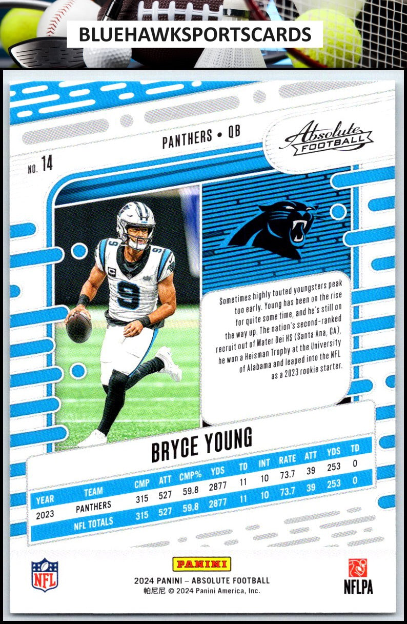 2024 Panini Absolute #14 Bryce Young Retail