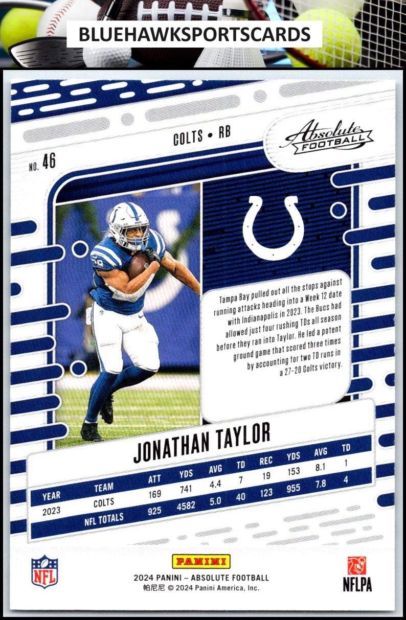2024 Panini Absolute #46 Jonathan Taylor Retail