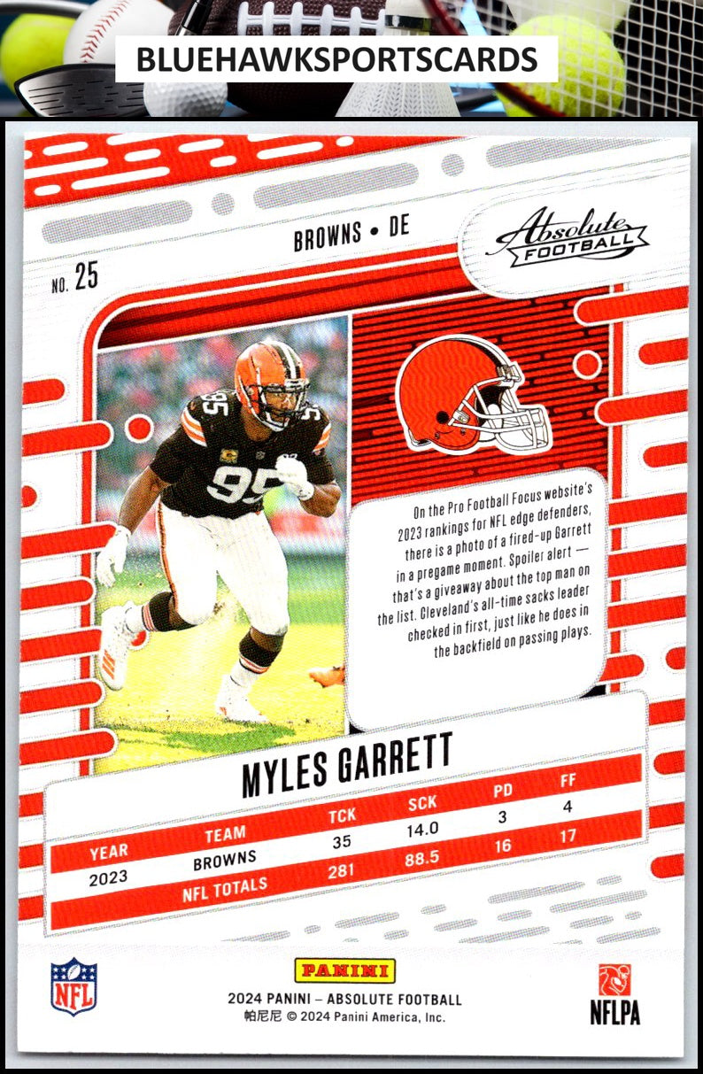 2024 Panini Absolute #25 Myles Garrett Retail
