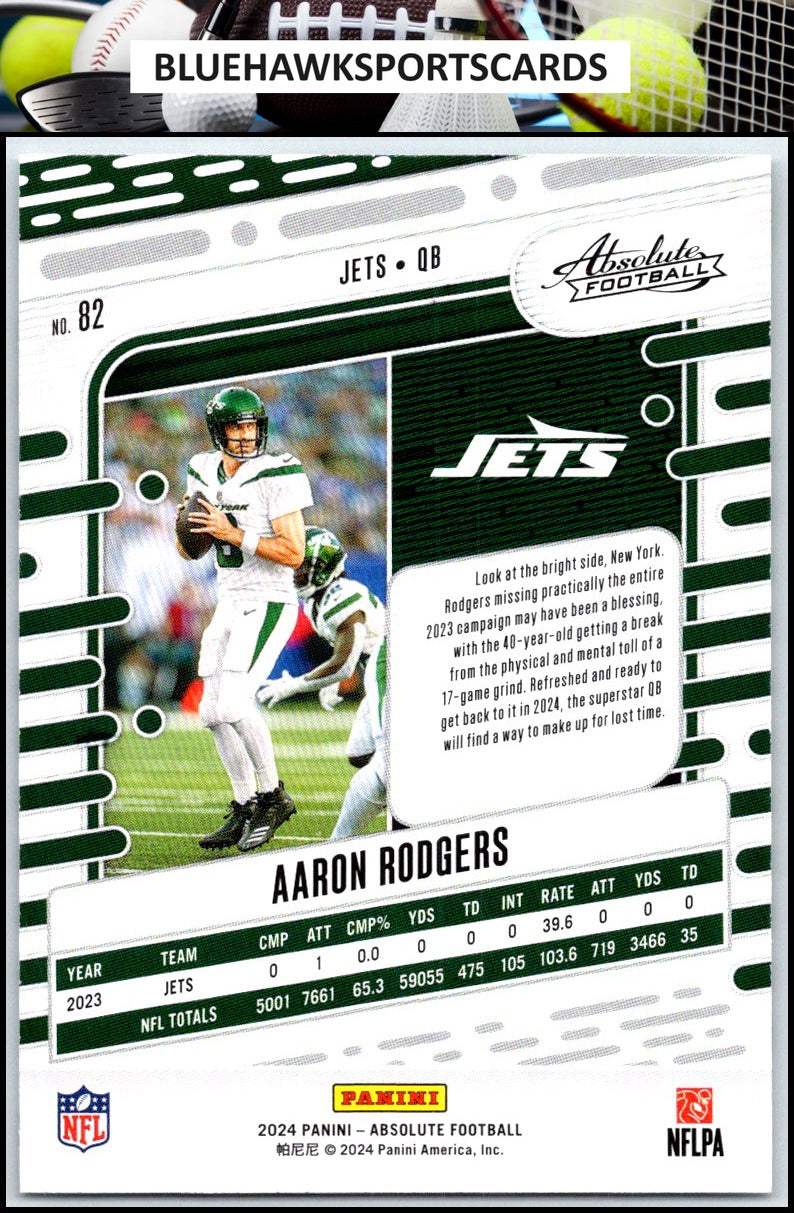 2024 Panini Absolute #82 Aaron Rodgers Retail