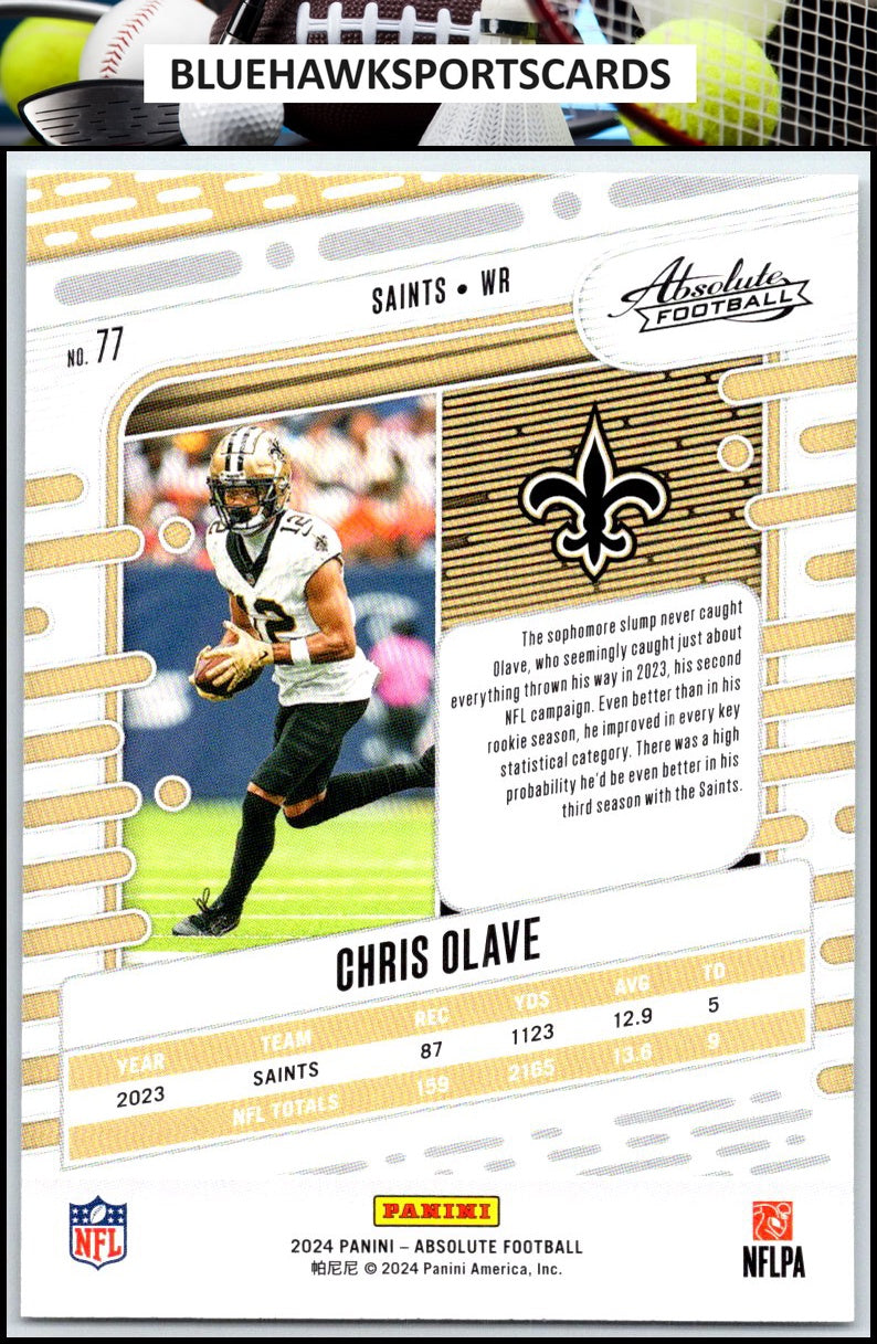 2024 Panini Absolute #77 Chris Olave Retail