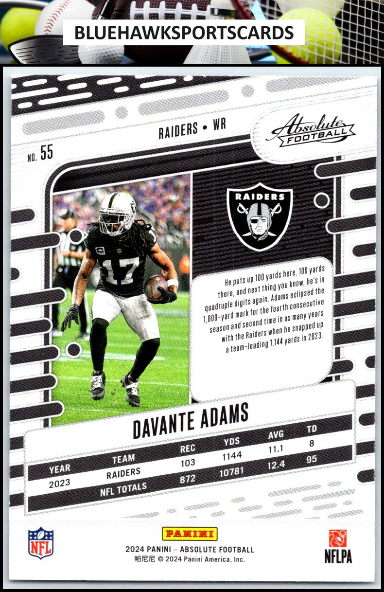 2024 Panini Absolute #55 Davante Adams Retail