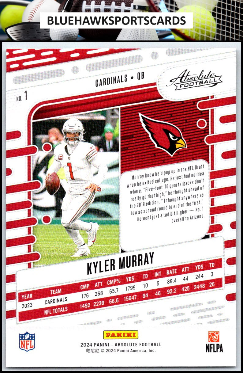 2024 Panini Absolute #1 Kyler Murray Retail