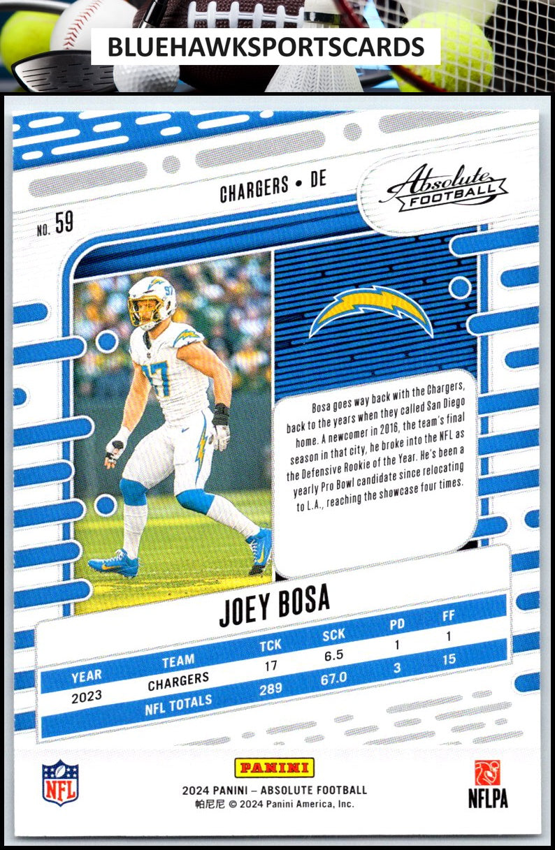 2024 Panini Absolute #59 Joey Bosa Retail
