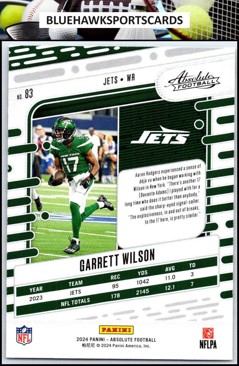 2024 Panini Absolute #83 Garrett Wilson Retail