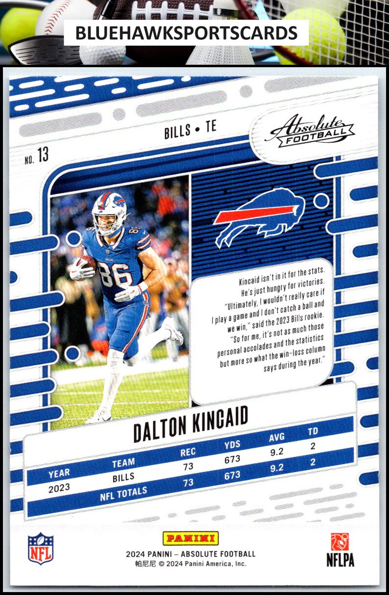 2024 Panini Absolute #13 Dalton Kincaid Retail