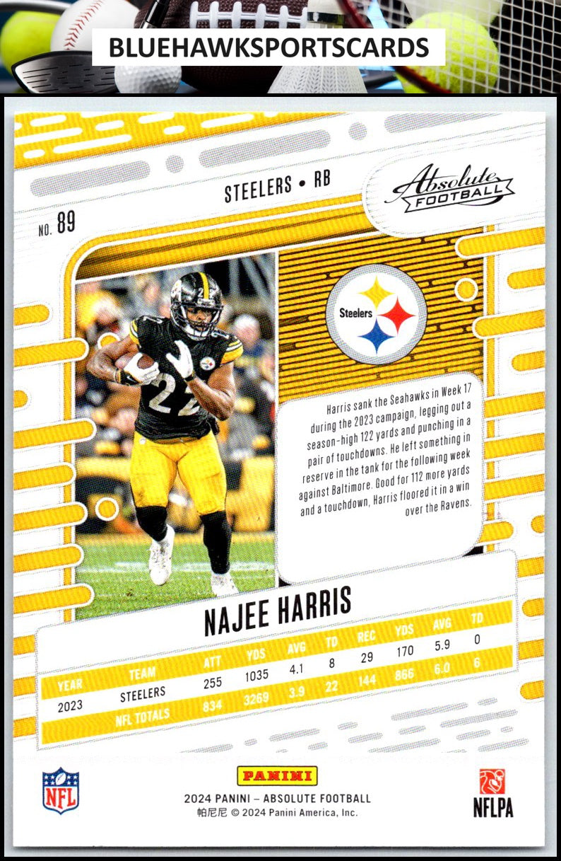 2024 Panini Absolute #89 Najee Harris Retail